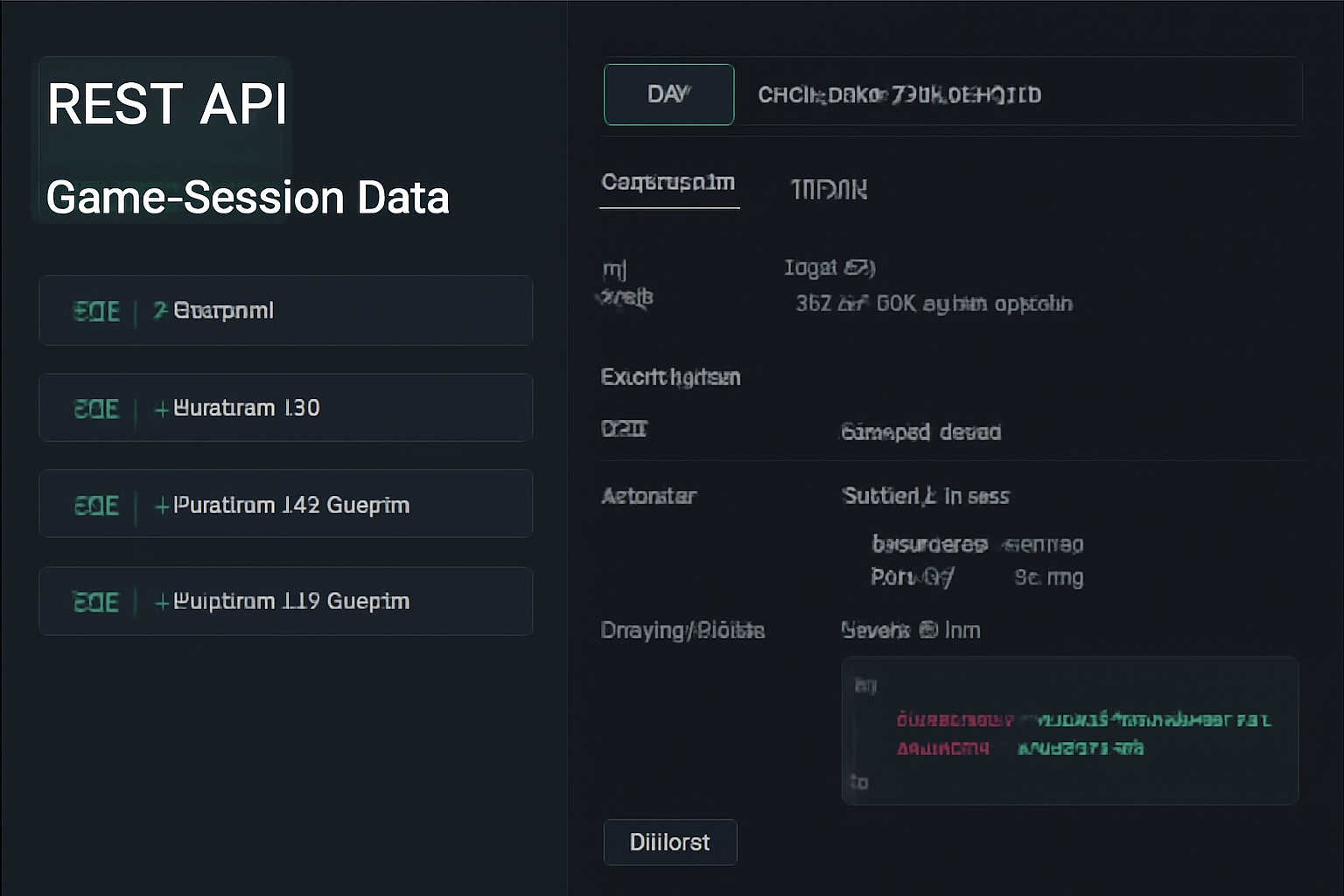 Matrix code display on screen