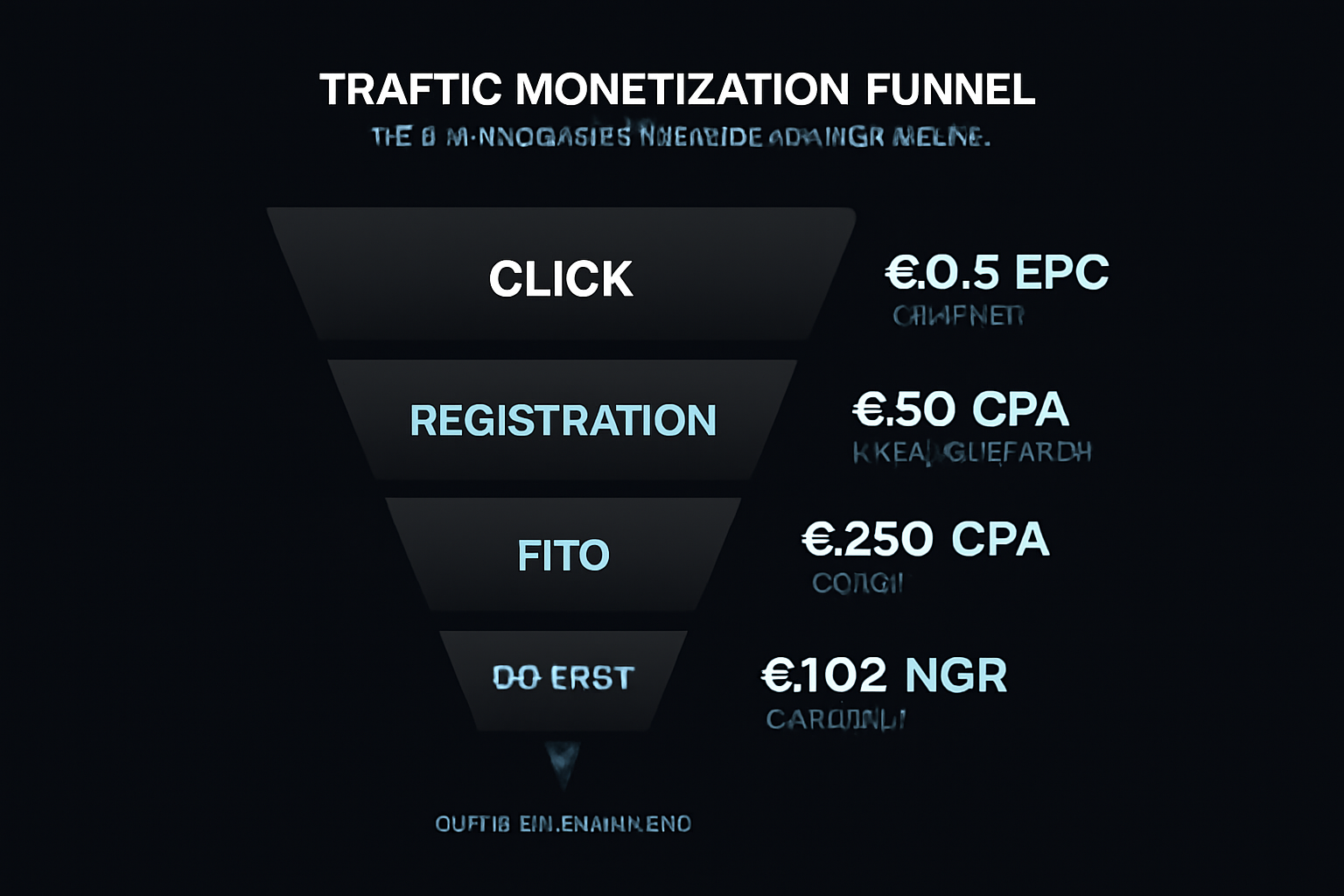 Trading chart displaying financial growth